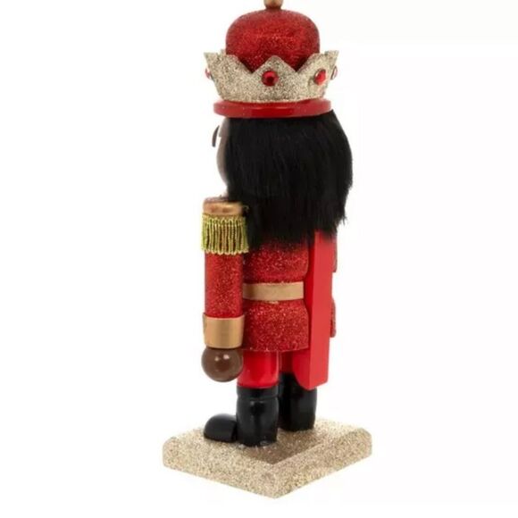 Red Glitter King Nutcracker - Picture 4 of 4